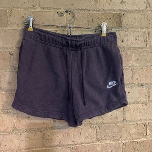 Purple nike shorts